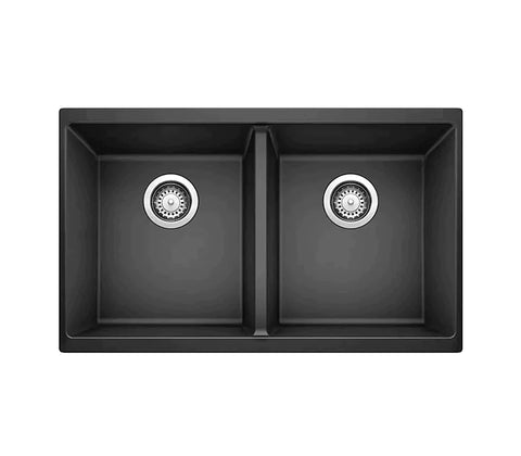 NEW! Allora USA GC-3118-D Black Granite Composite Kitchen Sink