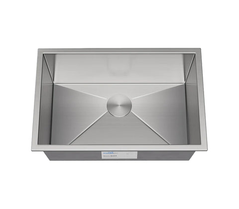 Allora USA - KH-2718 - 27" x 18" x 10" Handmade Undermount Single Large Bowl Stainless Steel Kitchen Sink