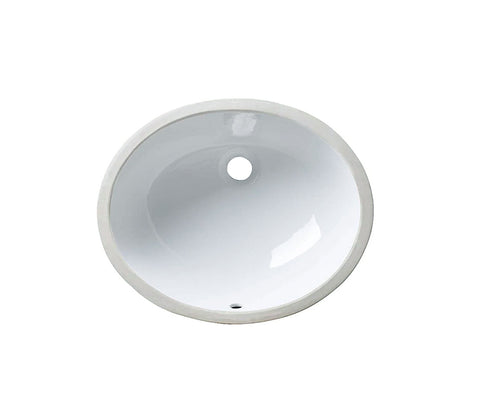 Allora USA - VCS-1013 - 13" x 10" x 7" Under-counter Series Vanity Sink - White
