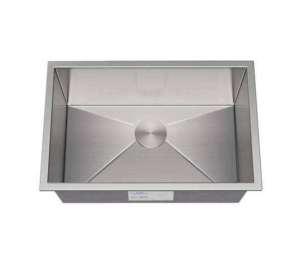 Allora USA - KH-2718 - 27" x 18" x 10" Handmade Undermount Single Large Bowl Stainless Steel Kitchen Sink