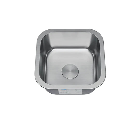Allora USA - KSN-1616 - 16" x 16" x 8" Stainless Steel Sink