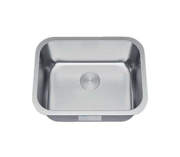 Allora USA - KSN-2318 - 23" x 18" x 9" Undermount Single Bowl Stainless Steel Kitchen Sink