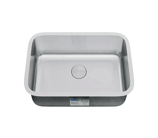 Allora USA - KSN-2718-7 - 27" x 18" x 7" Undermount Single Large Bowl Stainless Steel Kitchen Sink