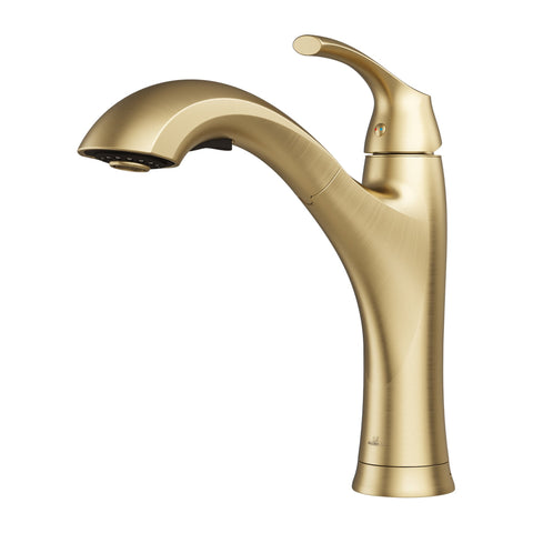 Allora USA A-720-G Single Handle Kitchen Faucet in Gold