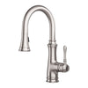 A-726-Bn Single Handle Brushed Nickel Kitchen Faucet: Ultimate Style & Durability