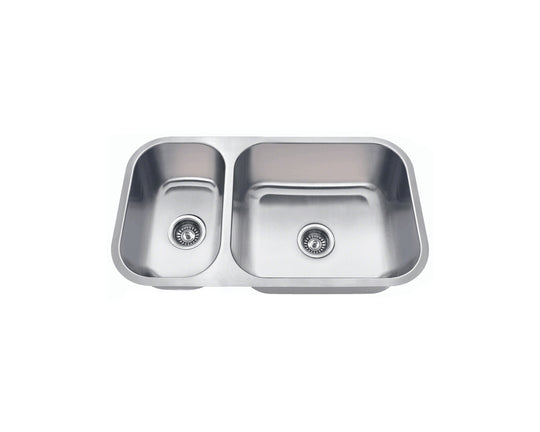 Allora USA KSN-3218R Undermount Double Bowl Kitchen Sink