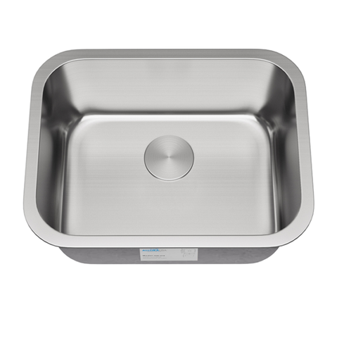 Allora USA - KSN-2318-7 - 23" x 18" x 7" Undermount Single Bowl Stainless Steel Kitchen Sink