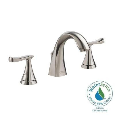 American Standard Chatfield 8 in. Widespread 2-Handle Bathroom Faucet in Brushed Nickel - KralSu Sink and Faucet Supplies