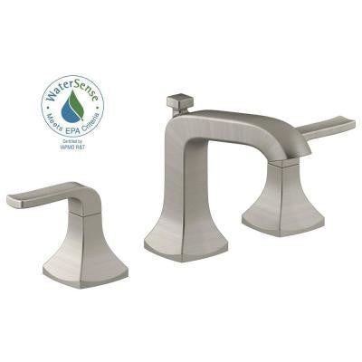 Kohler Rubicon 8 in. Widespread 2-Handle Bathroom Faucet in Vibrant Brushed Nickel
