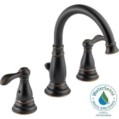 Delta Porter 8 in. Widespread 2-Handle Bathroom Faucet in Oil Rubbed Bronze - KralSu Sink and Faucet Supplies